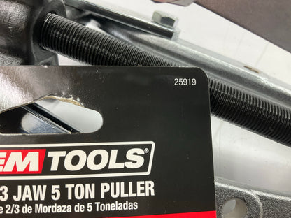 OEM TOOLS 25901 2/3 Jaw 5-Ton Puller, Versatile Gear And Pulley Puller