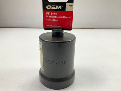 OEM Tools 25965 1/2'' Front Wheel Bearing Locknut Socket (66.5 Mm X 80 Mm)