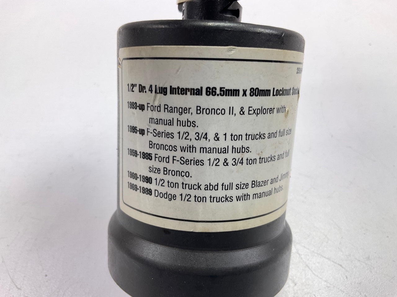 OEM Tools 25965 1/2'' Front Wheel Bearing Locknut Socket (66.5 Mm X 80 Mm)