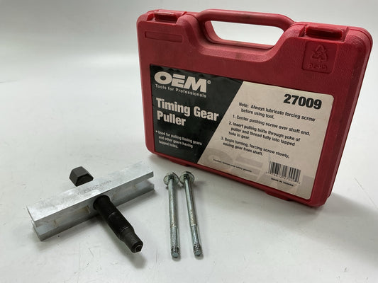 USED #27 - OEM TOOLS 27009 Timing Gear Puller Tool - Pull Timing Gears With Ease