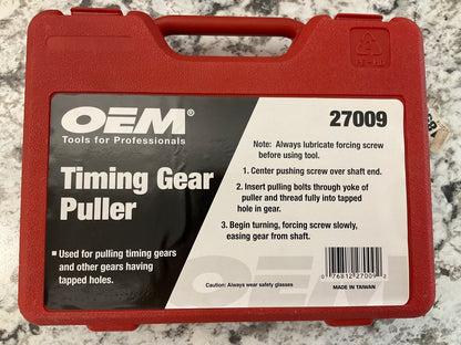 OEM TOOLS 27009 Timing Gear Puller Tool - Pull Timing Gears With Ease