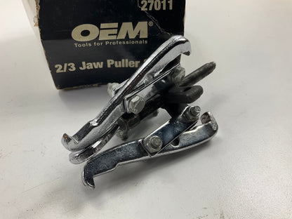 USED #23- OEM Tools 27011 2-Ton Gear Pulley Puller, 2/3 Jaw, 3-1/4'' Spread