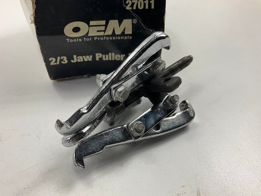 USED #23- OEM Tools 27011 2-Ton Gear Pulley Puller, 2/3 Jaw, 3-1/4'' Spread