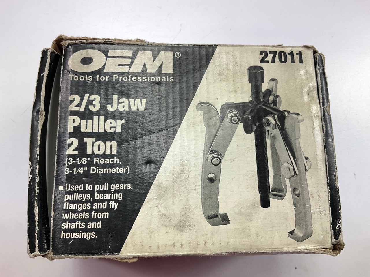 USED # 3 - OEM Tools 27011 2-Ton Gear Pulley Puller, 2/3 Jaw, 3-1/4'' Spread