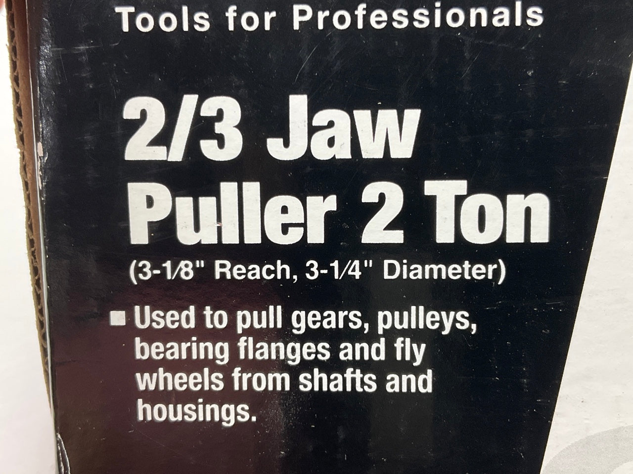 USED #8 - OEM Tools 27011 2-Ton Gear Pulley Puller, 2/3 Jaw, 3-1/4'' Spread