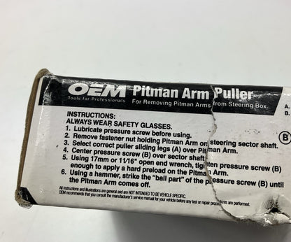 USED #11 OEM Tools 27016 Steering Pitman Arm Puller Heavy Duty