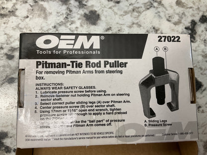 OEM TOOLS 27022 Tie Rod / Pitman Arm Puller Tool