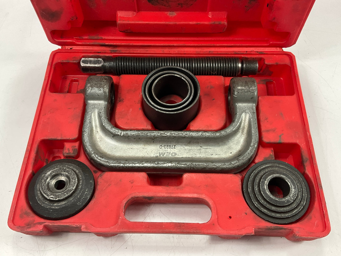 USED #12 - OEM TOOLS 27023 Ball Joint Press Set, C Clamp Ball Joint Tool