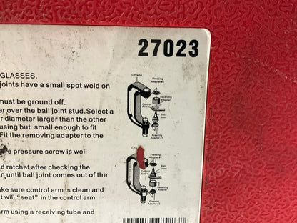 USED #12 - OEM TOOLS 27023 Ball Joint Press Set, C Clamp Ball Joint Tool