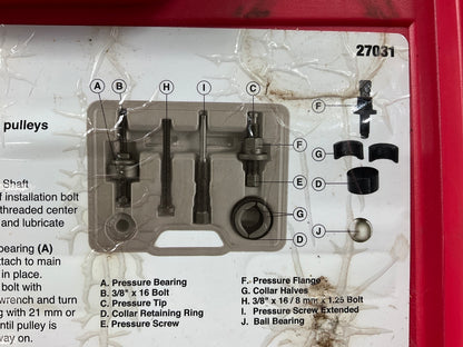 USED #3 - OEM Tools 27031 Pulley Puller / Installer Kit For Power Steering Pump