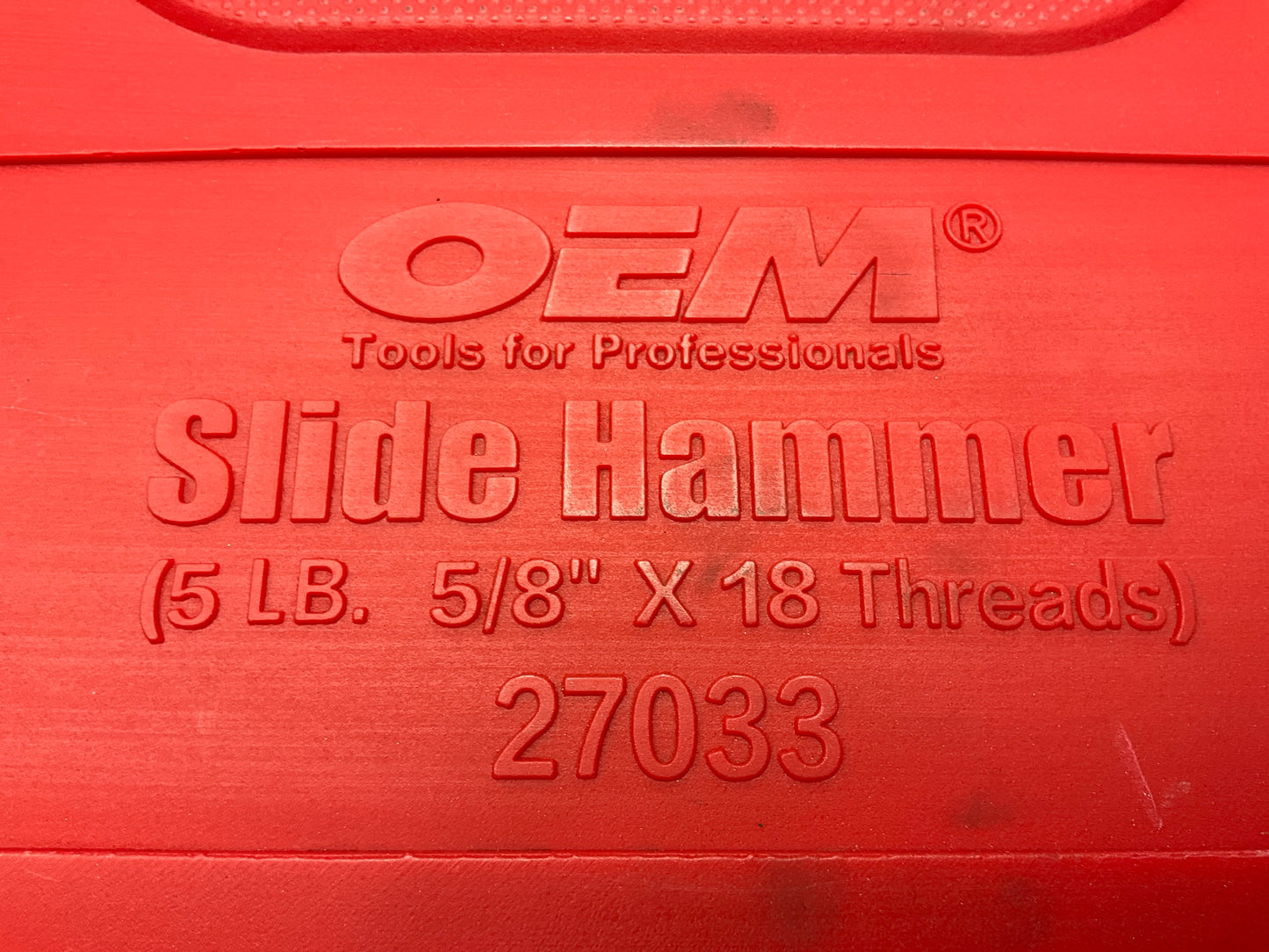 USED #18 - OEM Tools 27033 5-Pound Slide Hammer