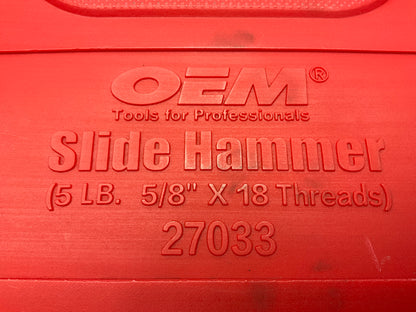 USED #18 - OEM Tools 27033 5-Pound Slide Hammer