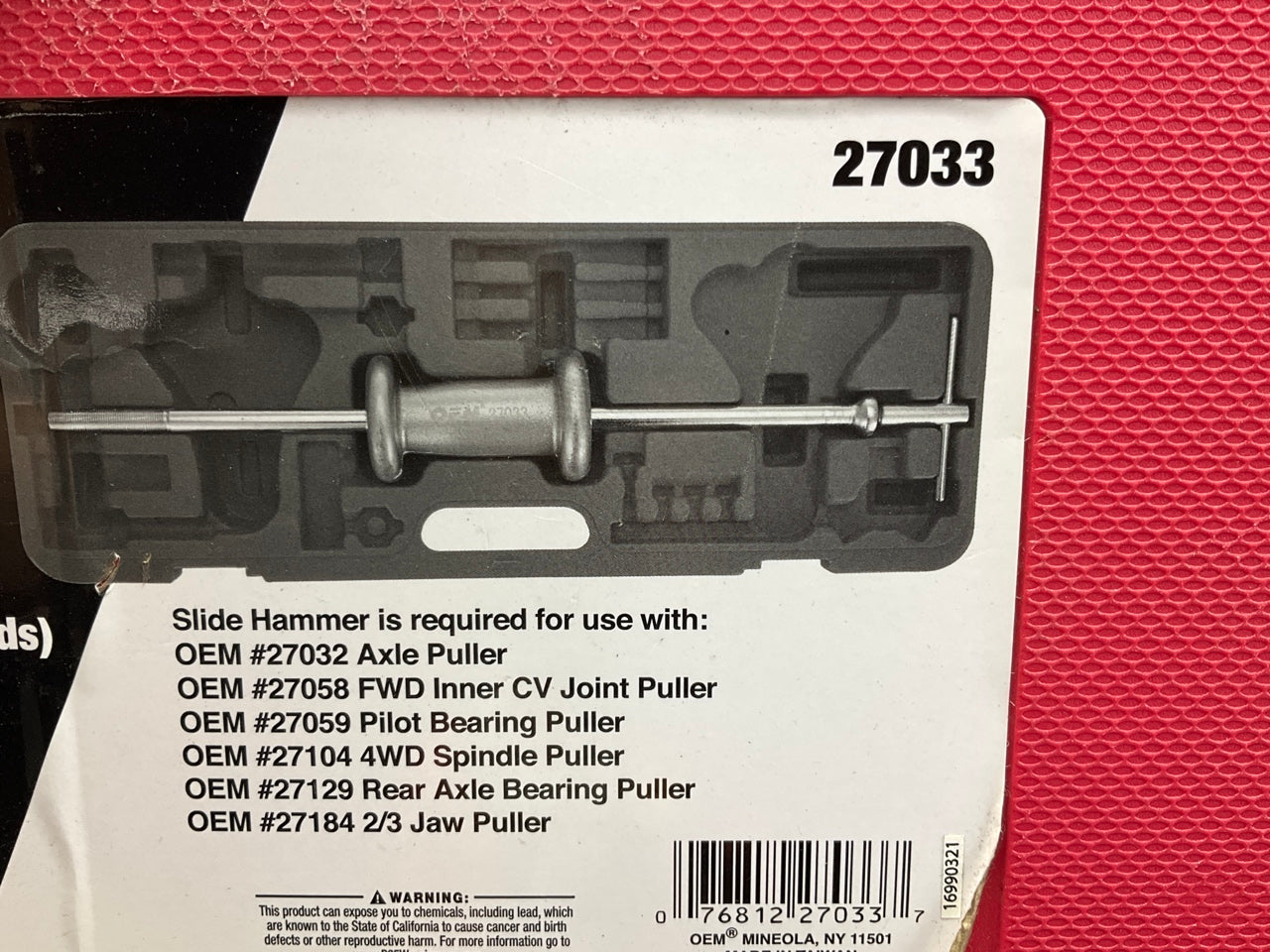 USED #1 - OEM Tools 27033 5-Pound Slide Hammer