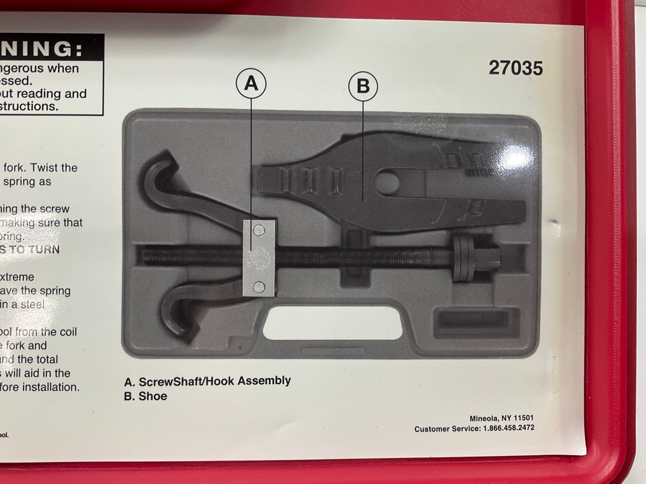 OEM Tools 27035 Coil Spring Compressor, Automotive Tool For Car & Truck Springs