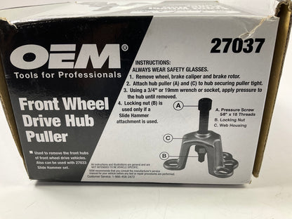 OEM Tools 27037 Front Wheel Drive Hub Puller