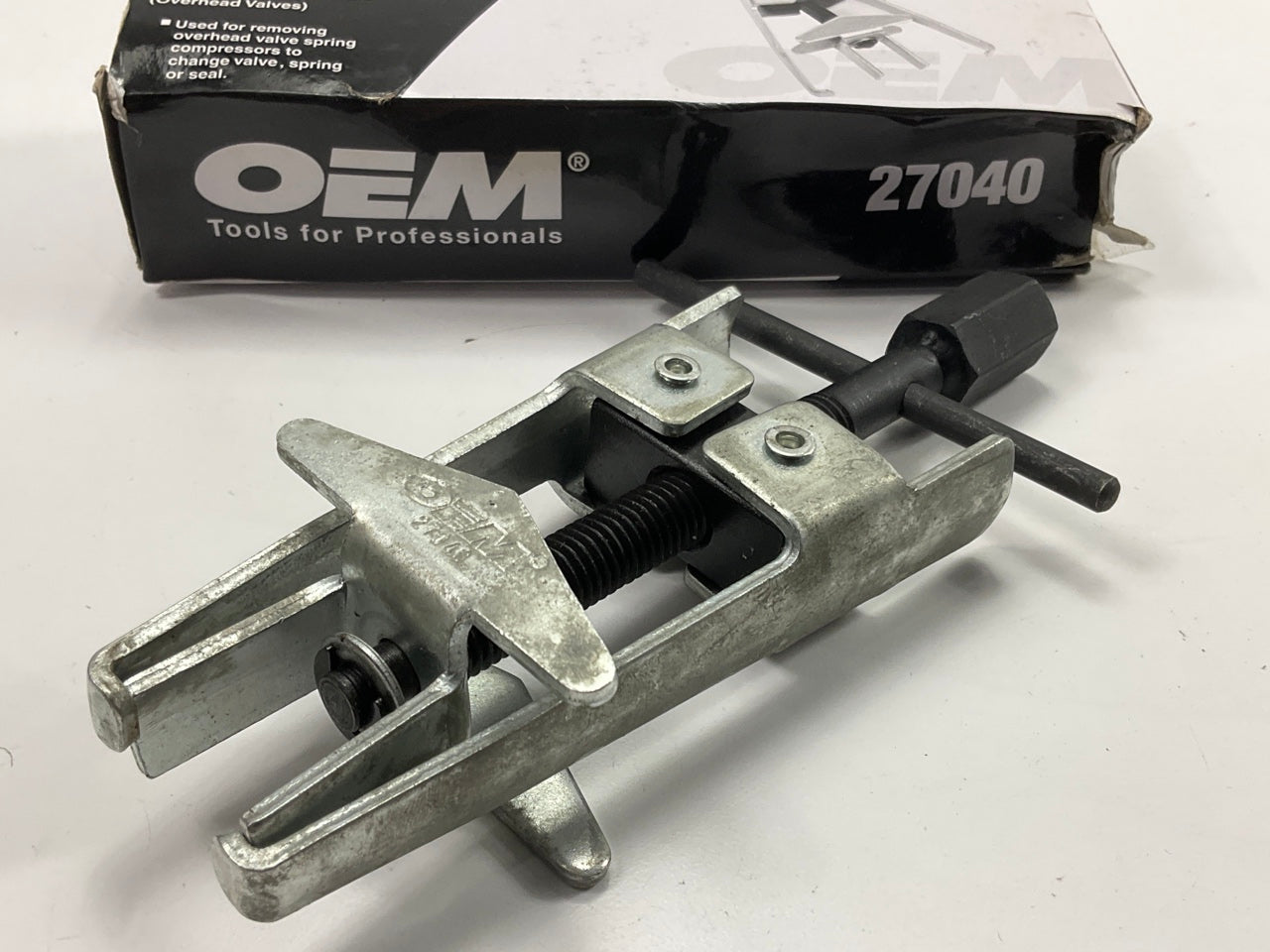 OEM Tools 27040 OHV Engine Valve Spring Compressor Tool - 2'' High X 6.8'' Long
