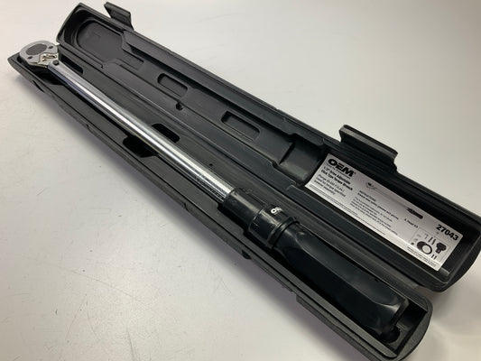USED #17 - OEM Tools 1/2'' Drive Click Type Torque Wrench (30-250 Ft Lb)