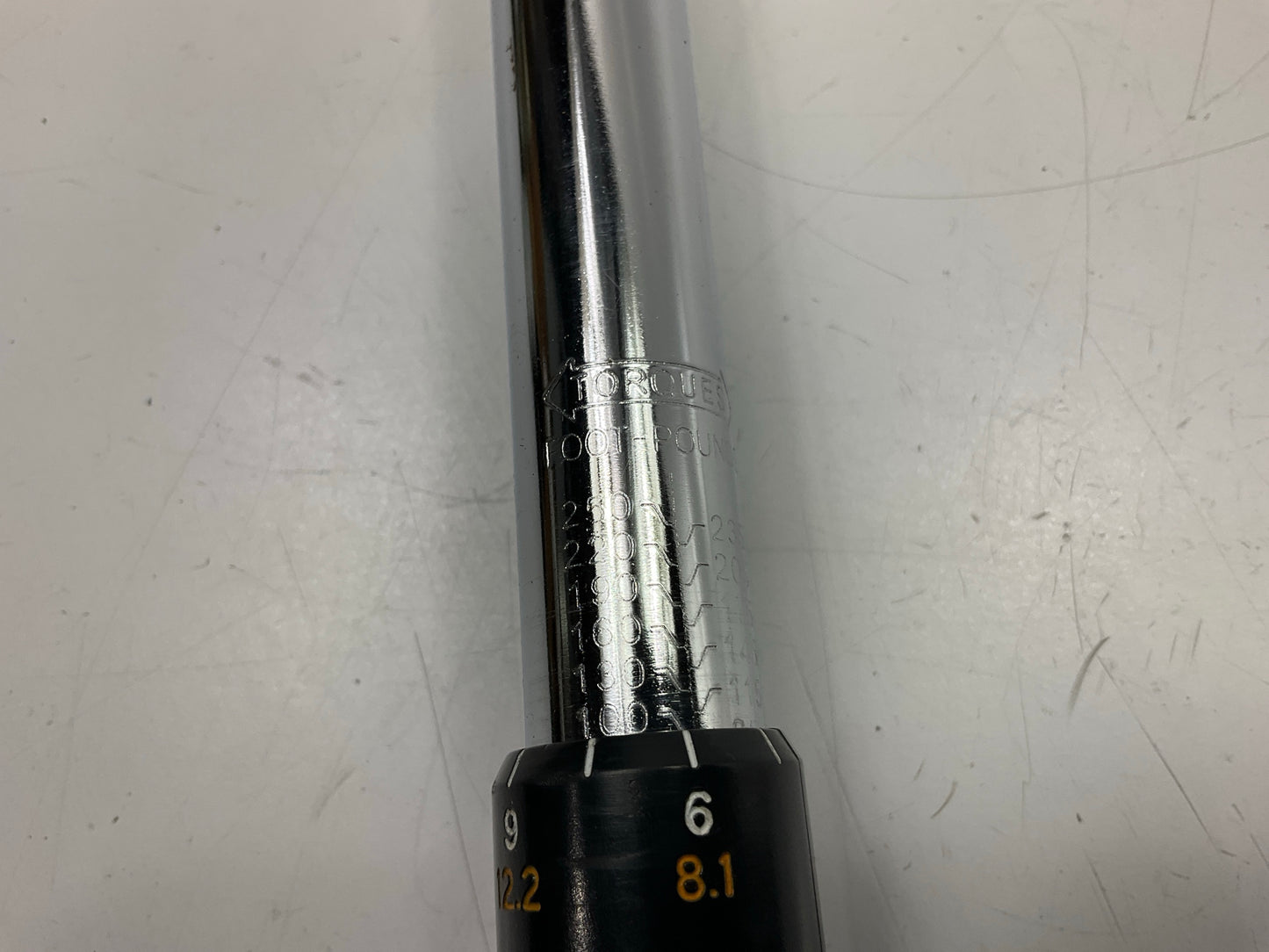 USED #22 - OEM Tools 1/2'' Drive Click Type Torque Wrench (30-250 Ft Lb)