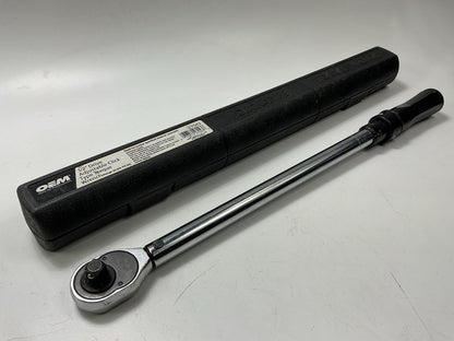 USED #24 - OEM Tools 1/2'' Drive Click Type Torque Wrench (30-250 Ft Lb)