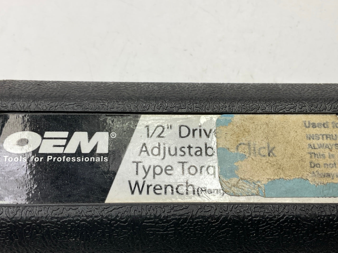 USED #9 - OEM Tools 1/2'' Drive Click Type Torque Wrench (30-250 Ft Lb)