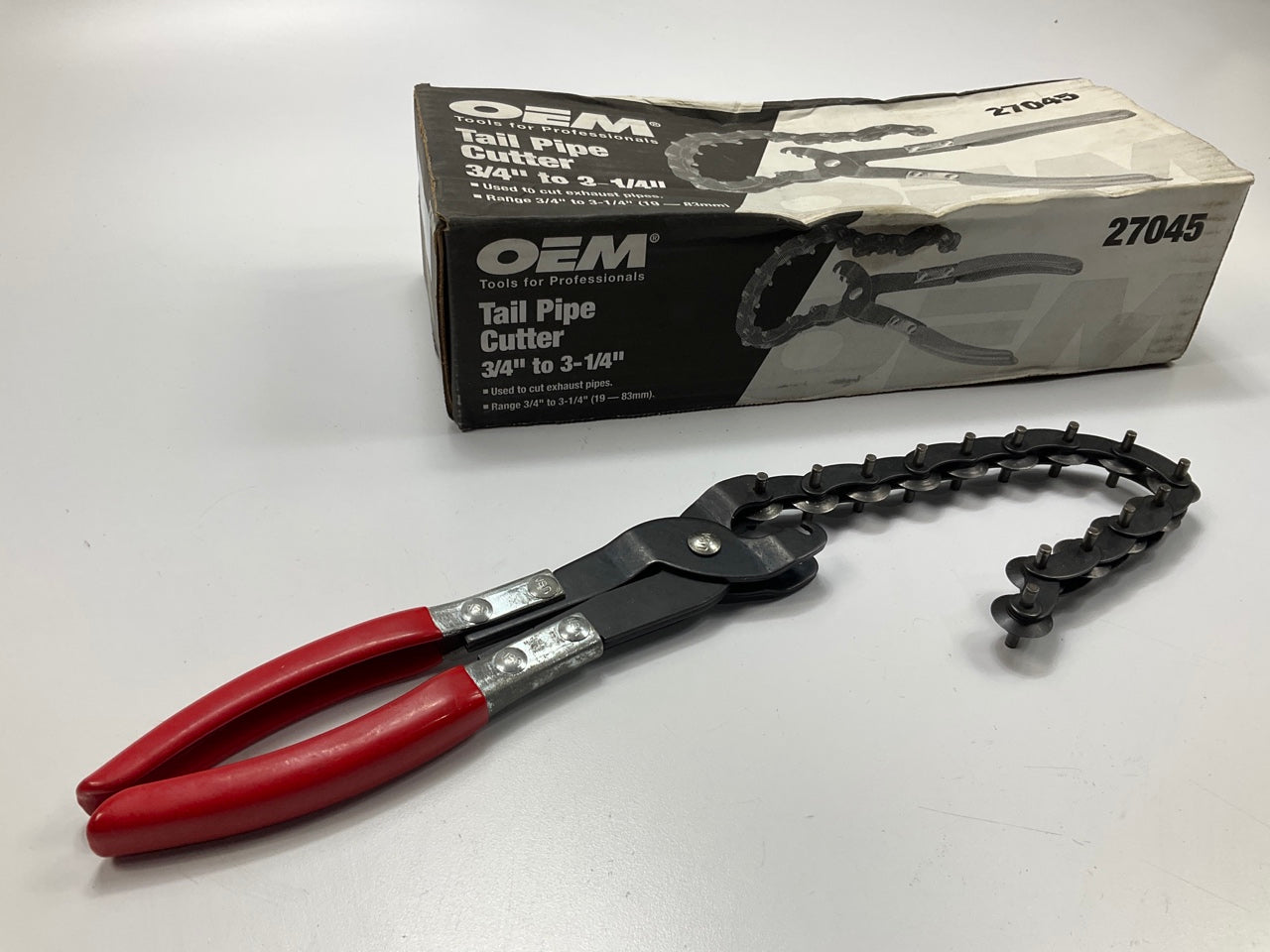 USED #11 - OEM Tools 27045 3/4'' To 3-1/4'' Exhaust Tail Pipe Cutter