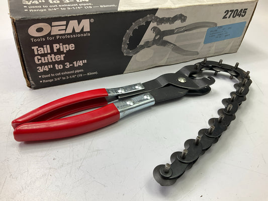 USED #13 - OEM Tools 27045 3/4'' To 3-1/4'' Exhaust Tail Pipe Cutter