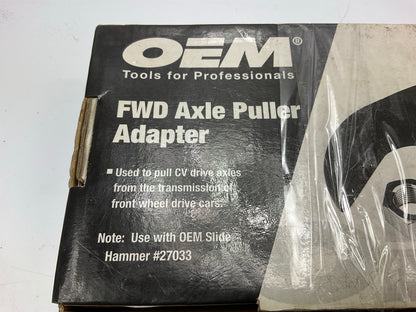 USED 15 OEM Tools 27058 FWD CV Axle Puller Adapter Tool Remover For Slide Hammer