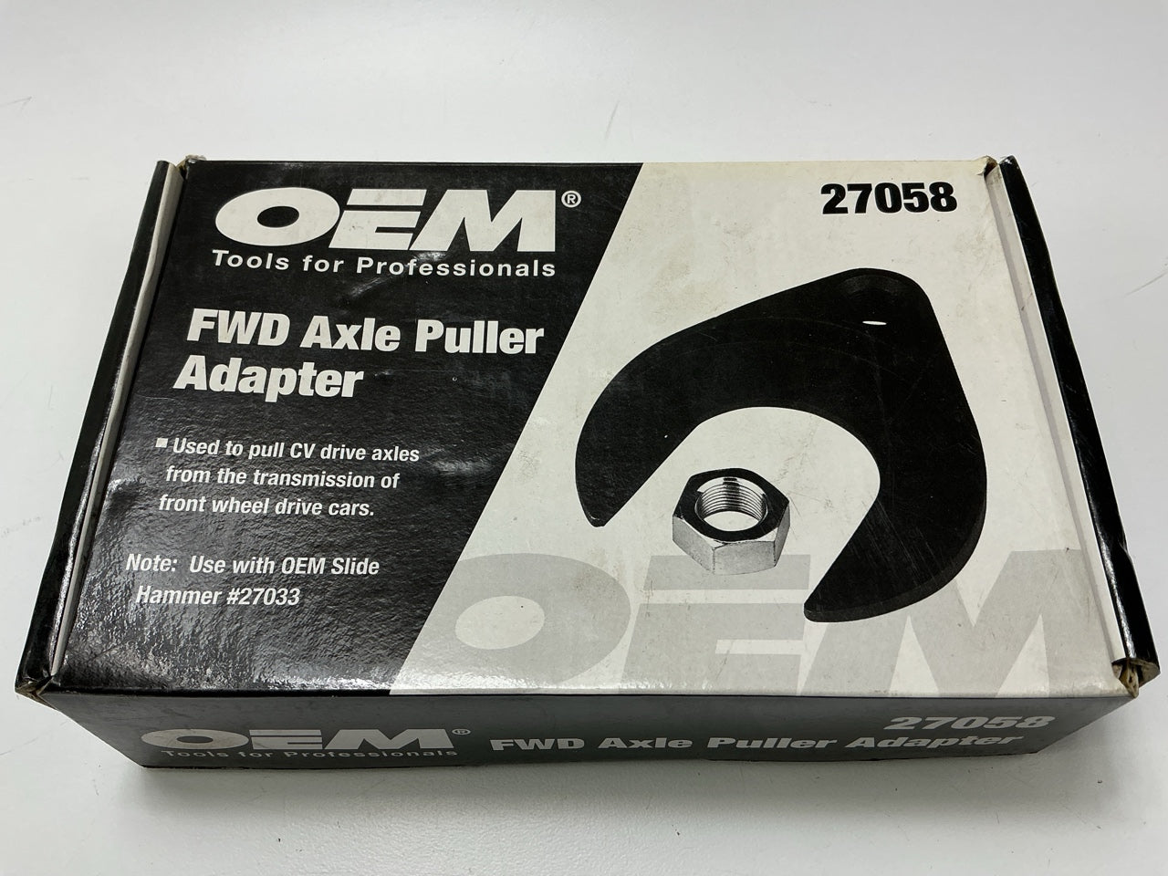 USED 18 OEM Tools 27058 FWD CV Axle Puller Adapter Tool Remover For Slide Hammer