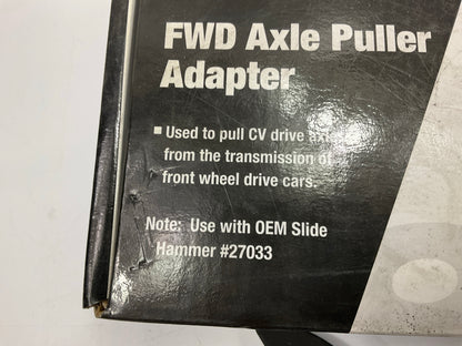 USED 19 OEM Tools 27058 FWD CV Axle Puller Adapter Tool Remover For Slide Hammer