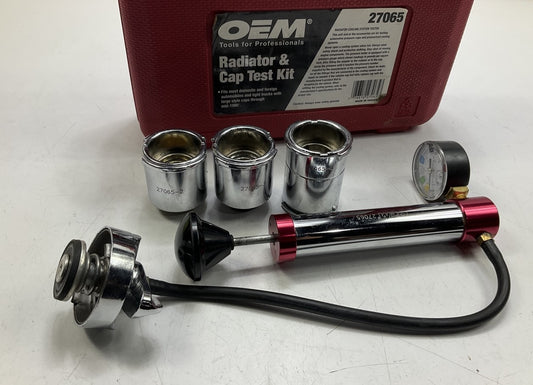 USED #23 - OEM TOOLS 27065 Radiator And Cap Tool Test Kit