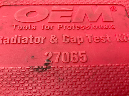 USED #29 - OEM TOOLS 27065 Radiator And Cap Tool Test Kit