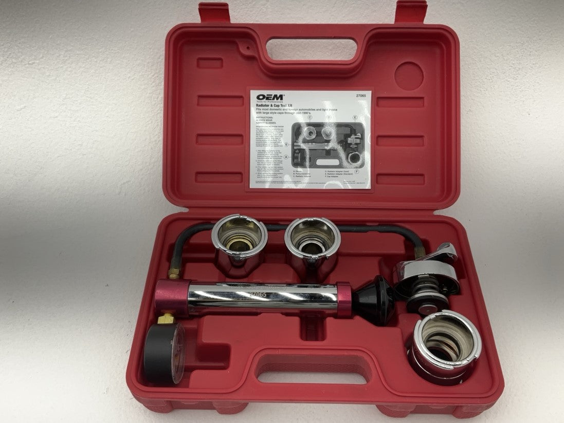 USED #35 - OEM TOOLS 27065 Radiator And Cap Tool Test Kit