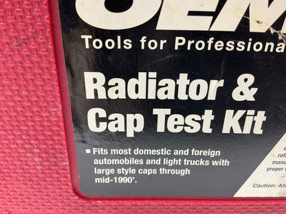 LIGHTLY USED #38 - OEM TOOLS 27065 Radiator And Cap Tool Test Kit