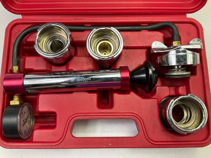 USED #39 - OEM TOOLS 27065 Radiator And Cap Tool Test Kit