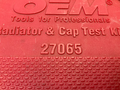 USED #39 - OEM TOOLS 27065 Radiator And Cap Tool Test Kit