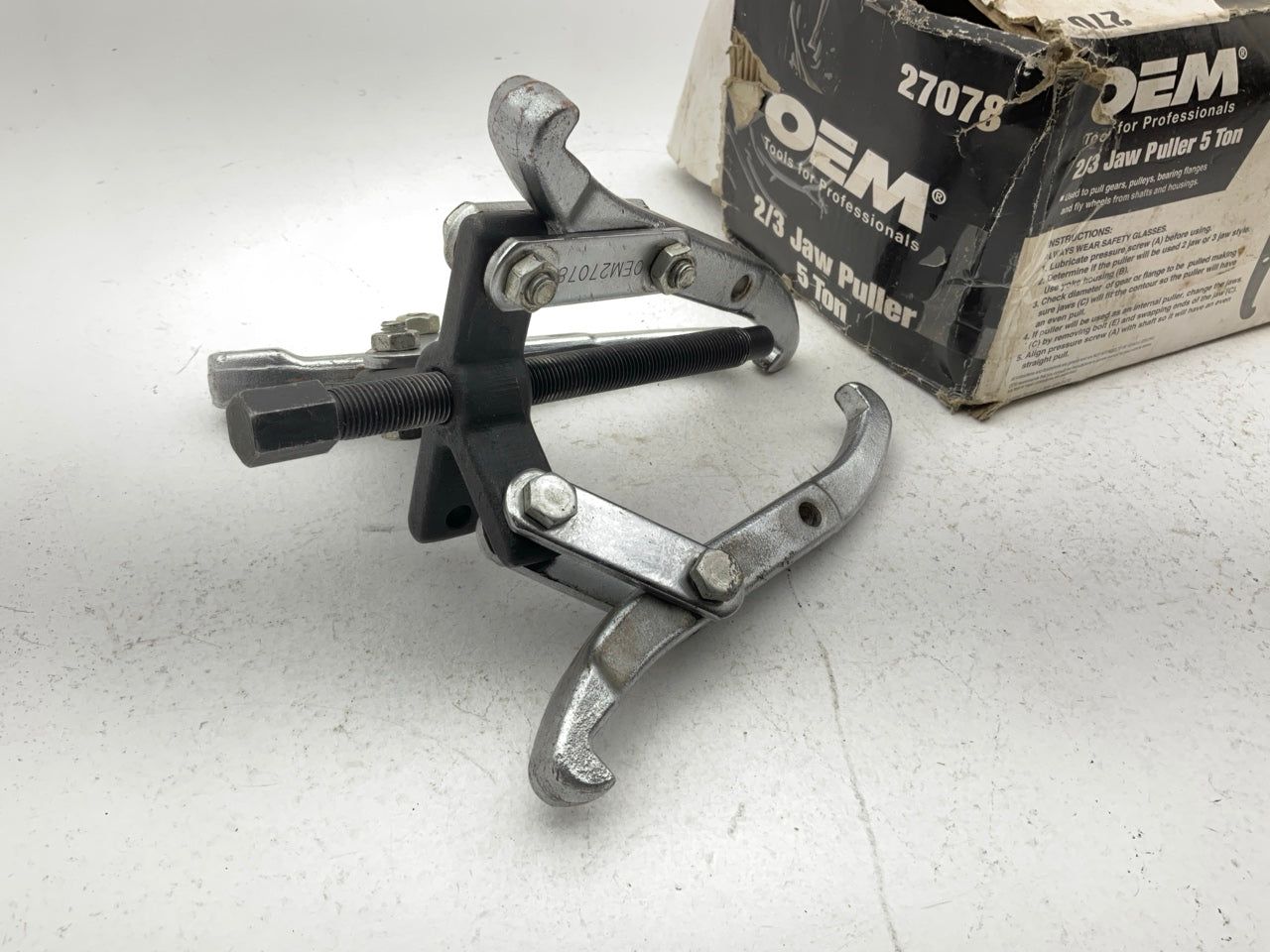 USED #21 - OEM Tools 27078 5 Ton 2/3 Jaw Gear Removal Puller Tool