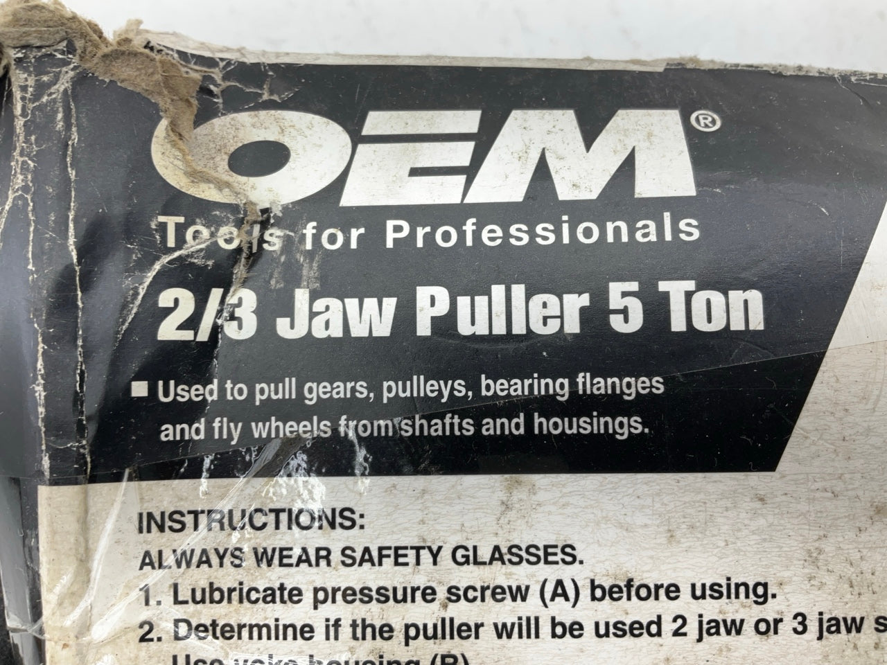 USED #21 - OEM Tools 27078 5 Ton 2/3 Jaw Gear Removal Puller Tool