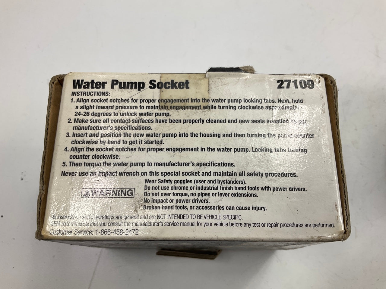USED #14 OEM Tools 27109 Water Pump Socket Remover / Installer For Cadillac 4.6L