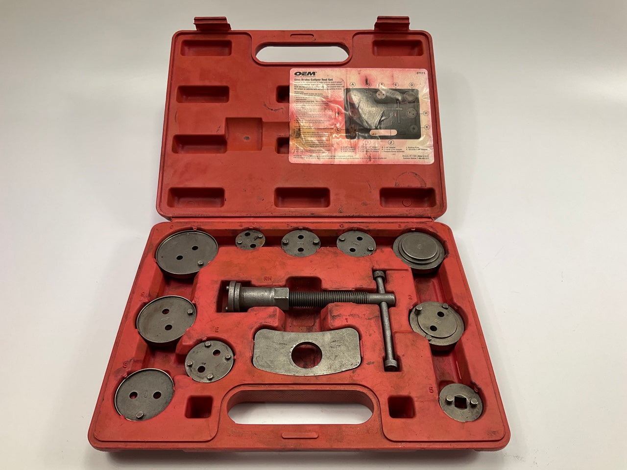 USED #3 OEM Tools 27111 Disc Caliper Tool Set, Brake Piston Compressor