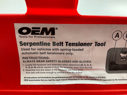 USED #13 - OEM Tools 27115 Serpentine Belt Tensioner Tool