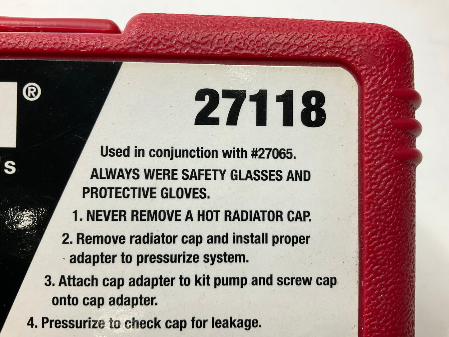 USED #19 OEM TOOLS 27118 Radiator And Cap Adapter Set 1995-UP GM & Ford Vehicles