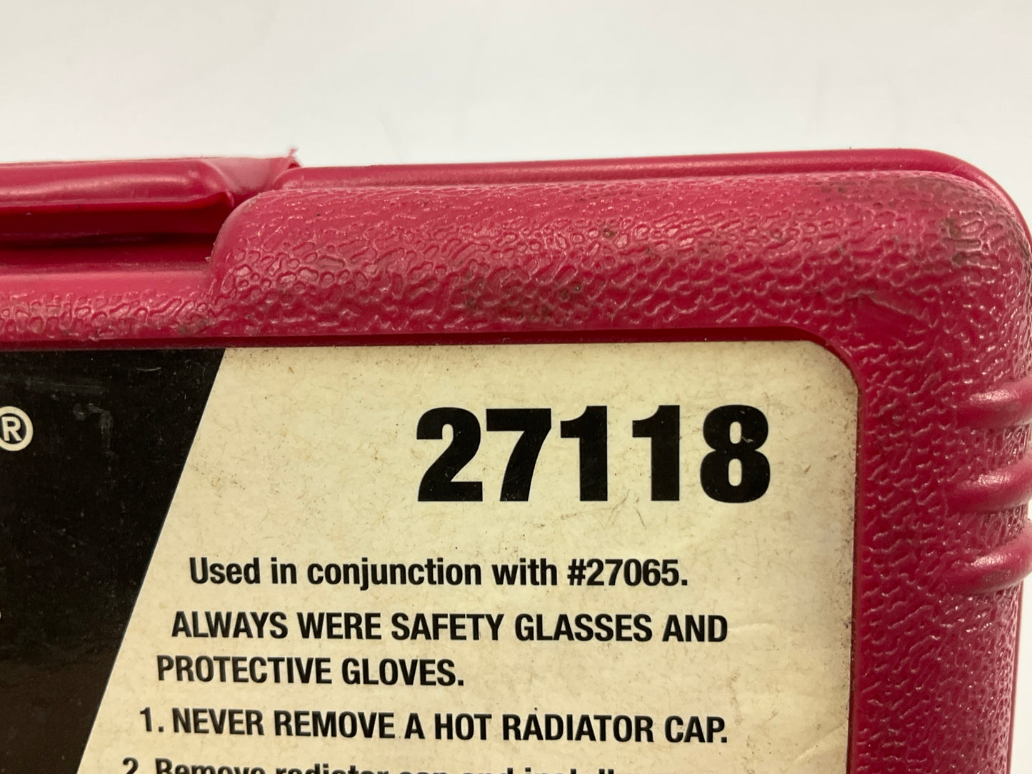 USED #23 OEM TOOLS 27118 Radiator And Cap Adapter Set 1995-UP GM & Ford Vehicles