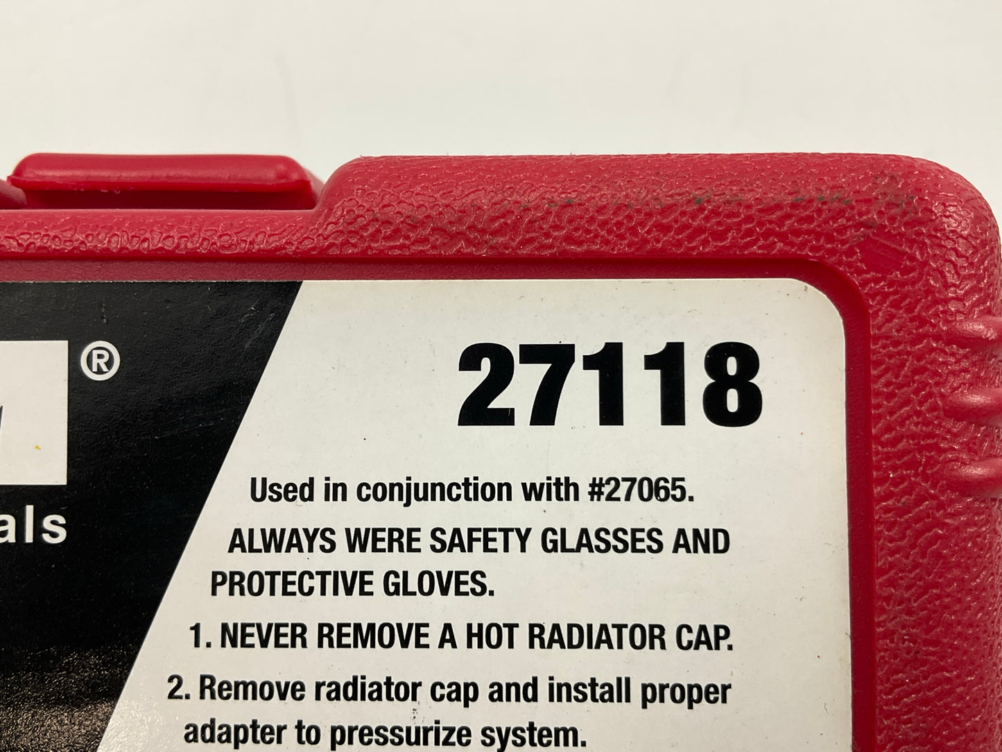 USED #24 OEM TOOLS 27118 Radiator And Cap Adapter Set 1995-UP GM & Ford Vehicles