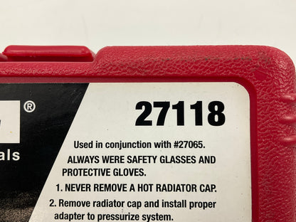 USED #24 OEM TOOLS 27118 Radiator And Cap Adapter Set 1995-UP GM & Ford Vehicles