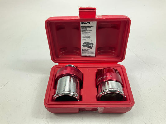 USED #28 OEM TOOLS 27118 Radiator And Cap Adapter Set 1995-UP GM & Ford Vehicles