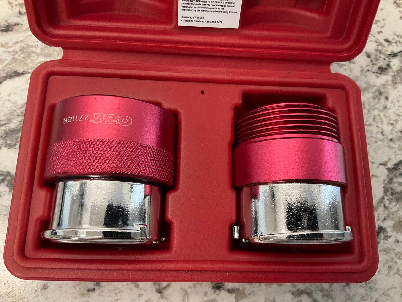 OEM TOOLS 27118 Radiator And Cap Adapter Set For 1995-UP GM & Ford Vehicles