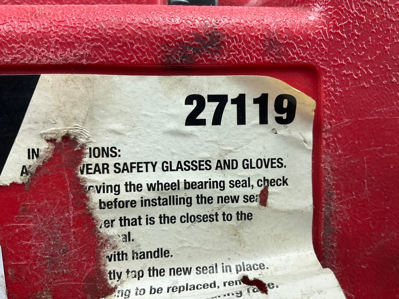 USED #14 - OEM Tools 27119 Bearing And Race Installer Tool Set, Seal Driver Set