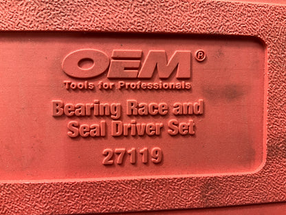USED #17 - OEM Tools 27119 Bearing And Race Installer Tool Set, Seal Driver Set