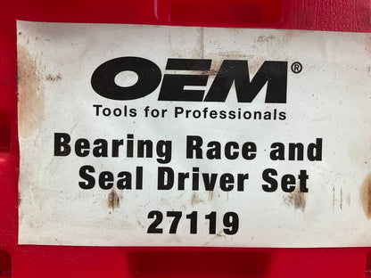 USED #18 - OEM Tools 27119 Bearing And Race Installer Tool Set, Seal Driver Set