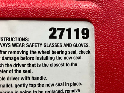 USED #19 - OEM Tools 27119 Bearing And Race Installer Tool Set, Seal Driver Set